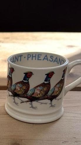 emma Bridgewater small mug pheasant, Gebruikt, Ophalen of Verzenden, Overige stijlen, Kop(pen) en/of Schotel(s)