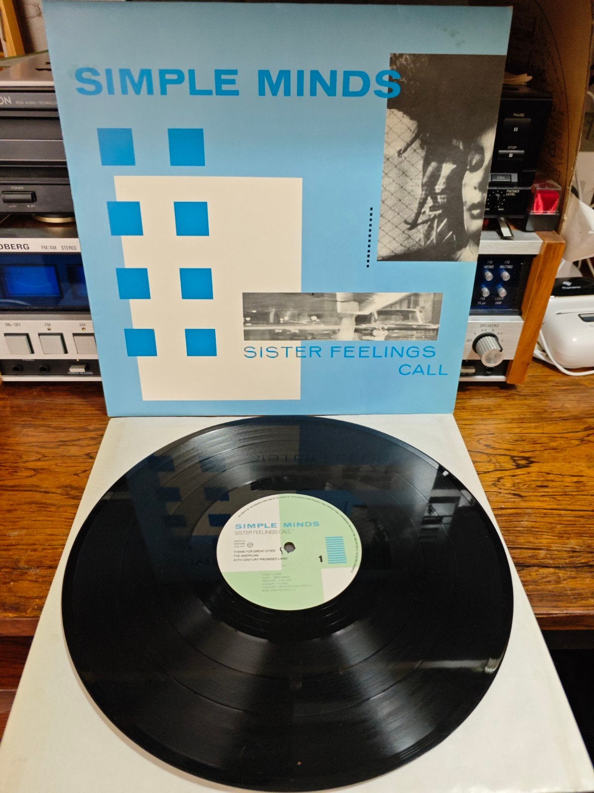 Simple Minds - Sister Feelings Call  LP, LP, Ophalen of Verzenden, Zo goed als nieuw, 12 inch