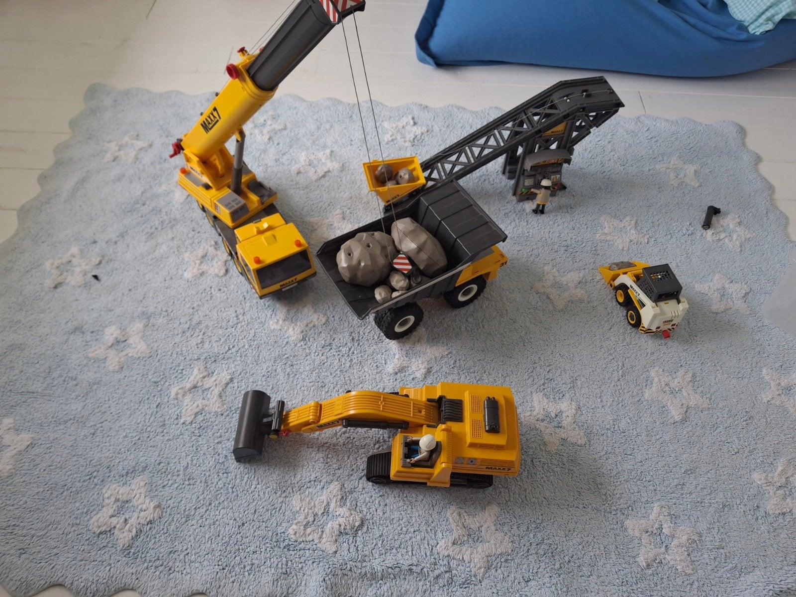 Playmobil Maxx7 Bouwplaats Set met Voertuigen en Figuren, Kinderen en Baby's, Speelgoed | Speelgoedvoertuigen, Gebruikt, Ophalen