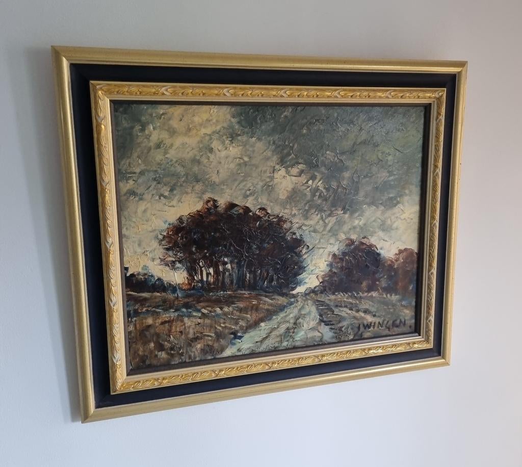 Jan Wingen (1874-1956) - Landschap, Antiek en Kunst, Kunst | Schilderijen | Klassiek, Ophalen of Verzenden