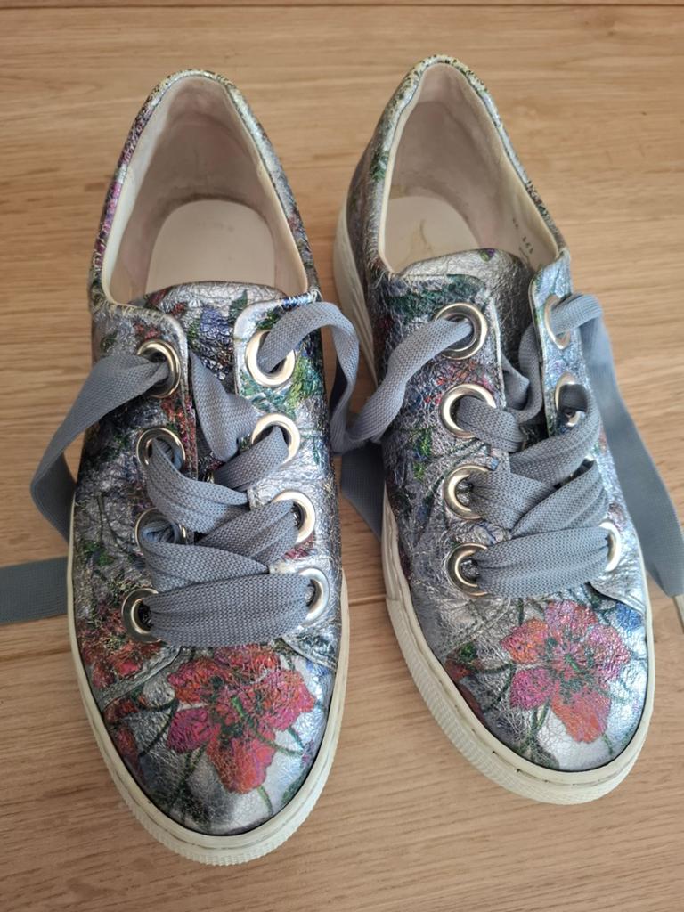 Gabor comfort sneakers maat G 6 (39) binnenzool mist, Verzenden, Zo goed als nieuw, Sneakers of Gympen