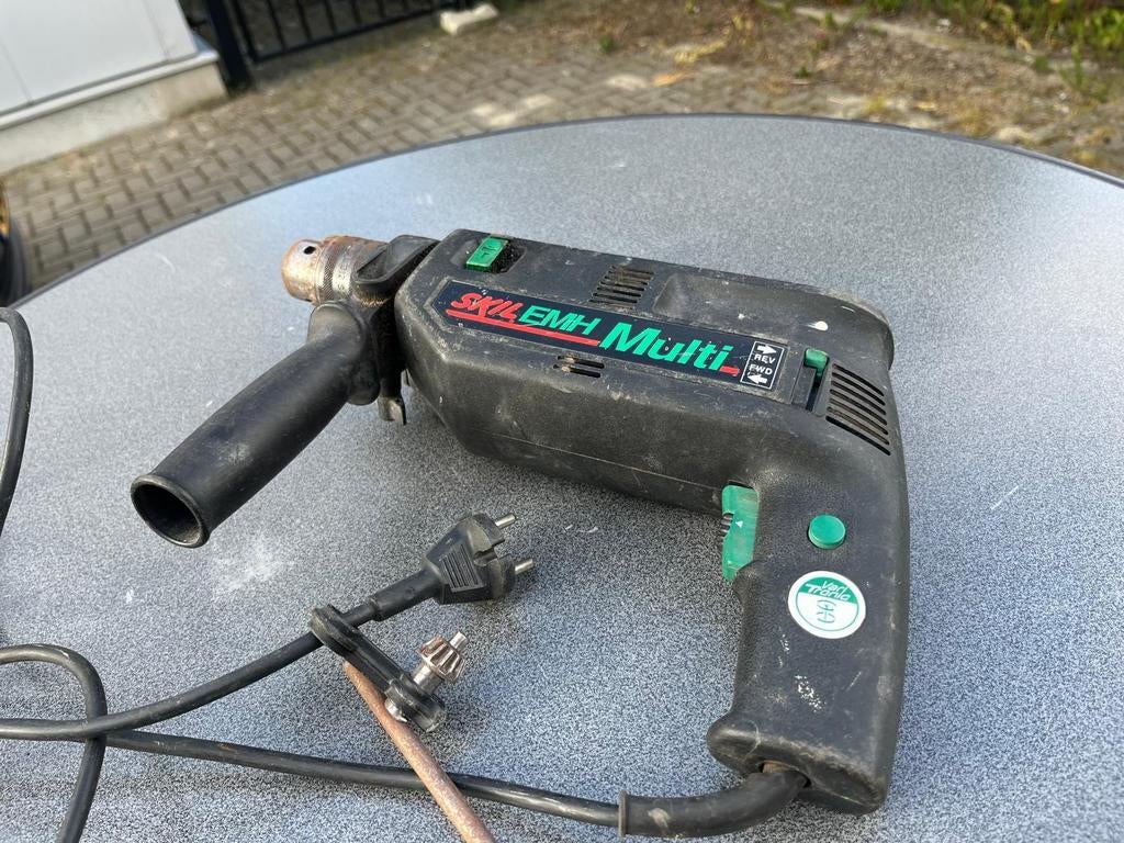 SKIL EMH Multi klopboormachine 500 Watt, Gebruikt, Boor- en/of Breekhamer, Ophalen of Verzenden, Variabele snelheid