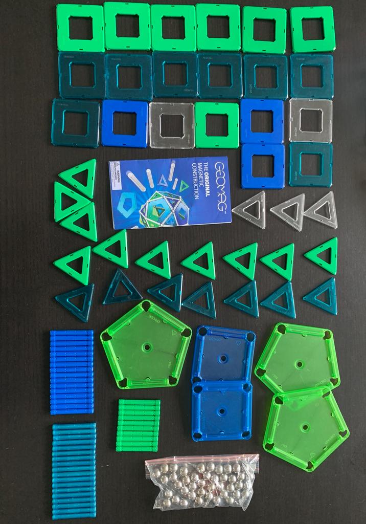 Grote set geomag, Ophalen of Verzenden