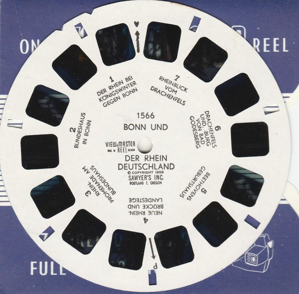 ZGAN view master 1566 BONN EN DE RIJN DUITSLAND viewmaster, Ophalen of Verzenden, Zo goed als nieuw
