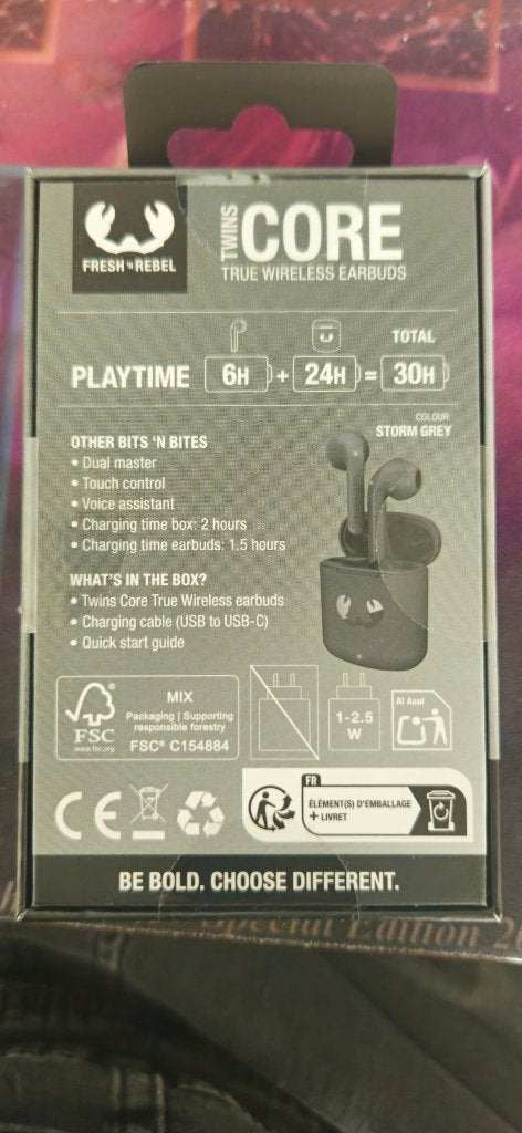 fresh n rebel twins core true wireless earbuds, Ophalen of Verzenden, Nieuw, Overige merken, Draadloos