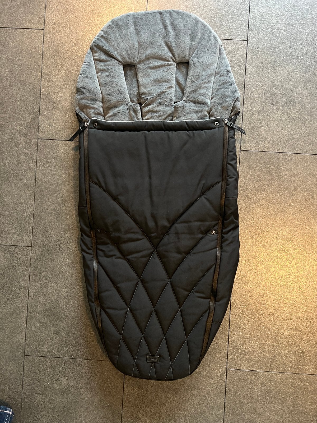 Cybex Priam Platinum Voetenzak Deep Black, Ophalen, Zo goed als nieuw, Kinderwagen, Overige merken
