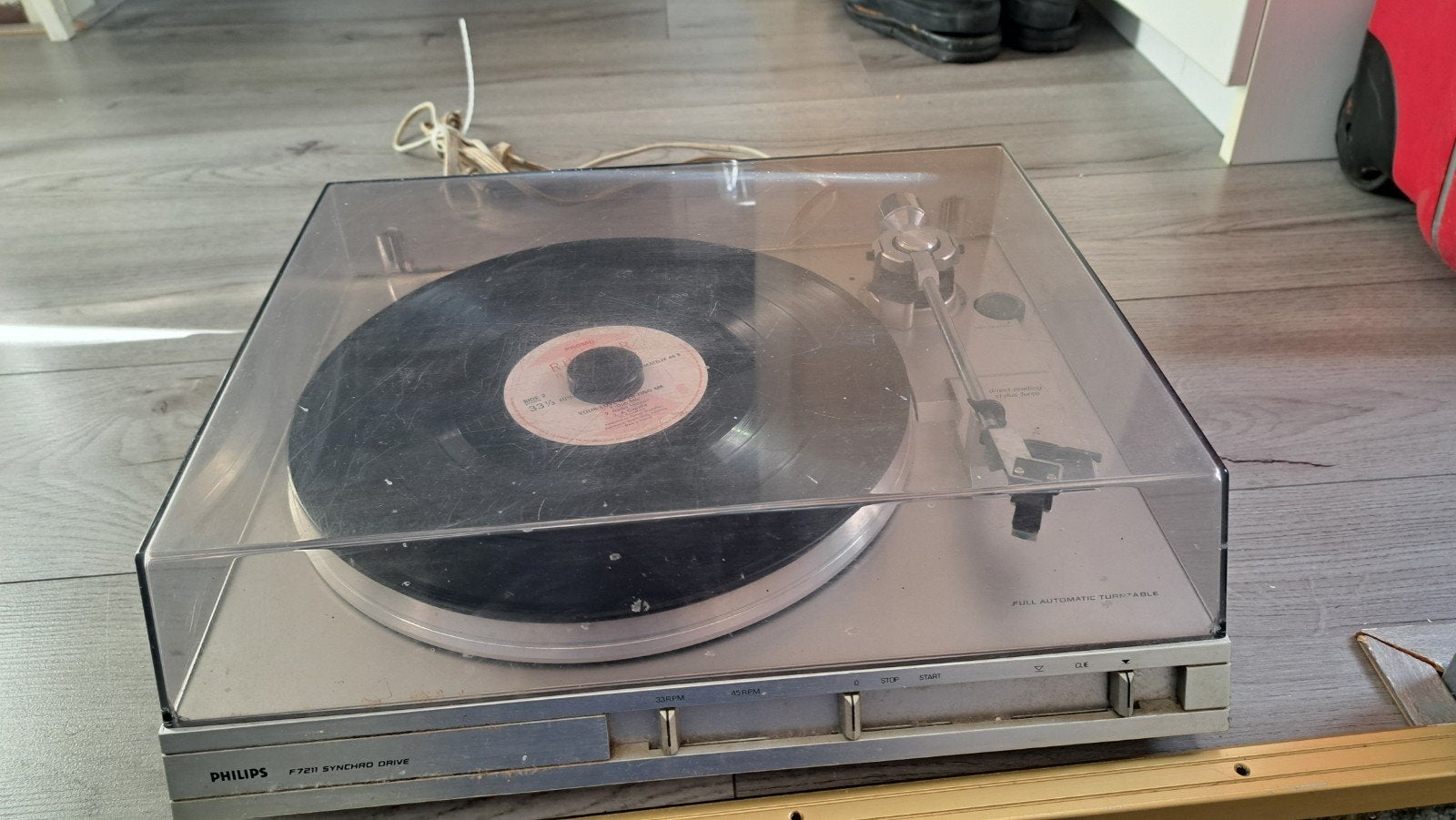 Pick up, Ophalen, Gebruikt, Platenspeler, Philips