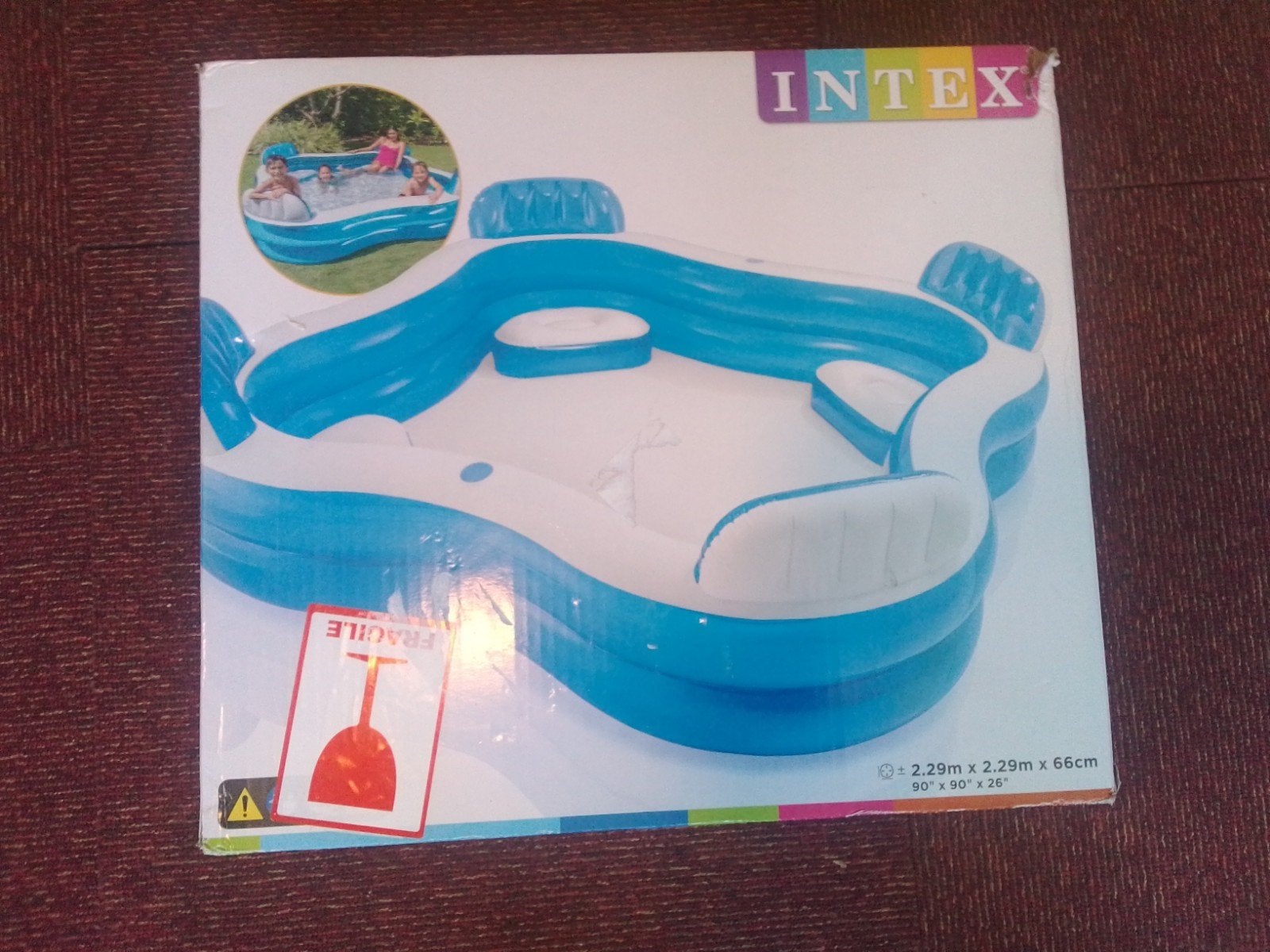 Nieuw Intex Opblaaszwembad - Familie Zwemplezier, Ophalen of Verzenden, Nieuw