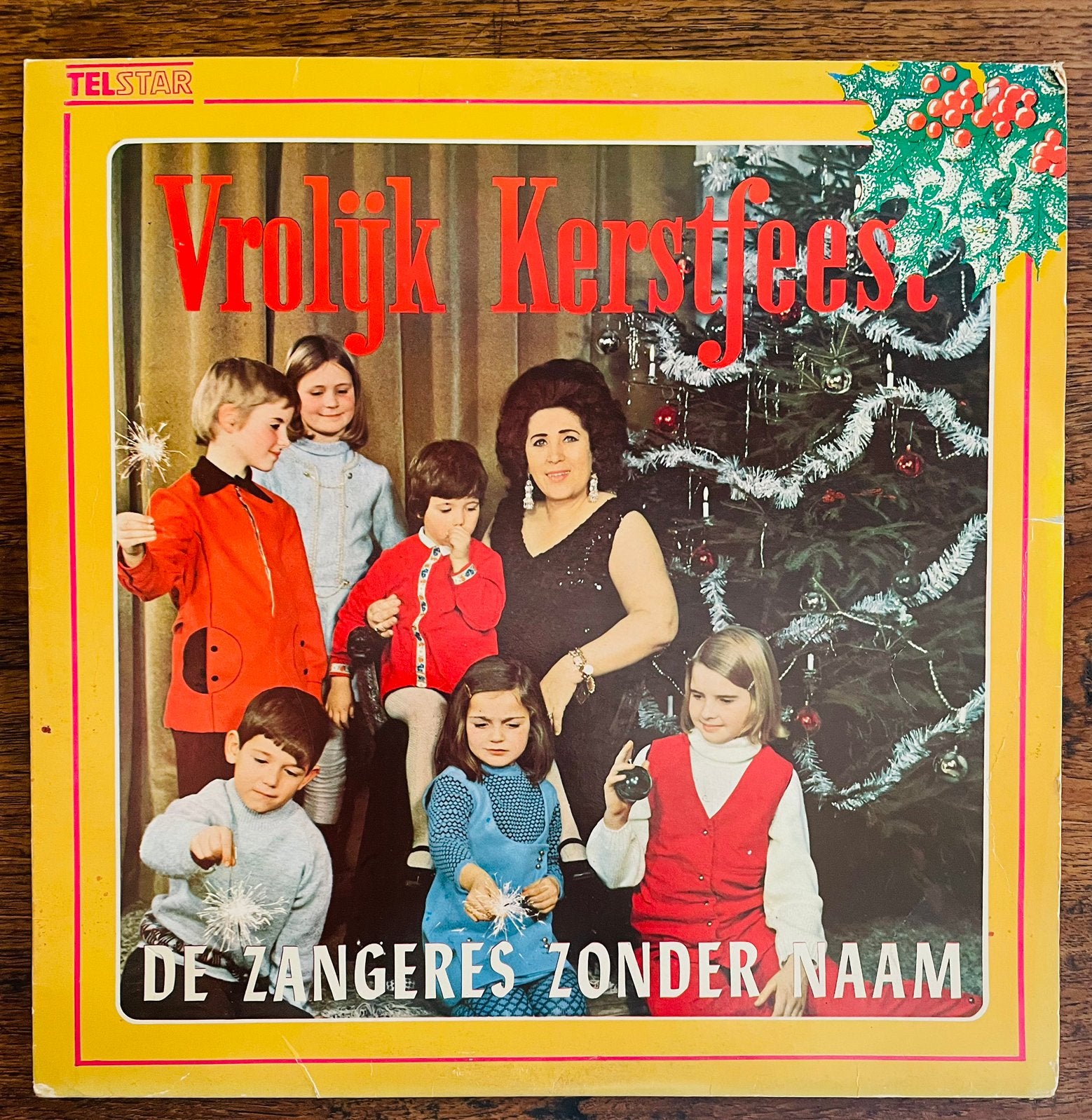 Lp zangeres zonder naam Vrolijk Kerstfeest, LP, Originele persing, Ophalen of Verzenden, Zo goed als nieuw