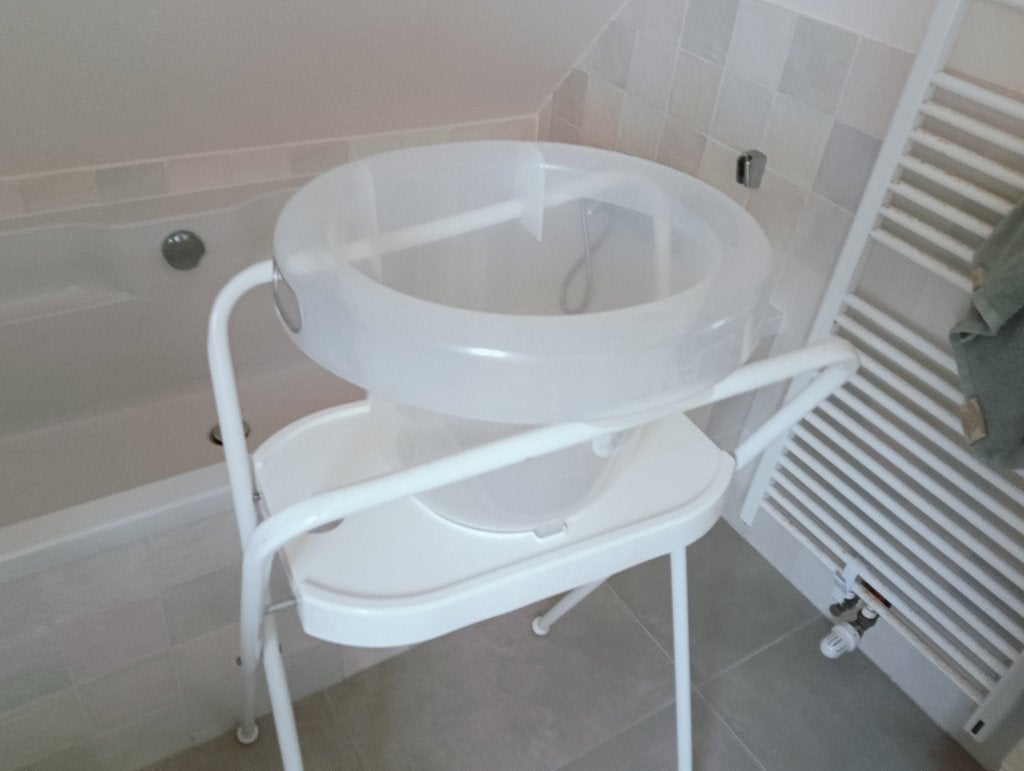 Tummy tub, Kinderen en Baby's, Badjes en Verzorging, Tummy Tub, Zo goed als nieuw, Standaard, Ophalen