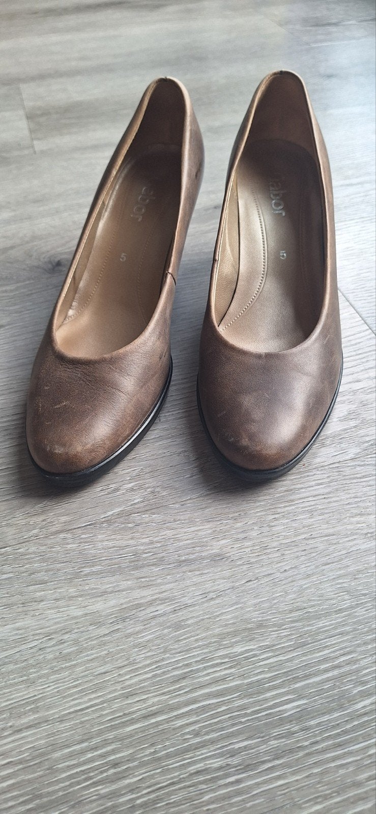 Gabor bruine pumps - Maat 38, Pumps, Bruin, Gabor, Ophalen of Verzenden
