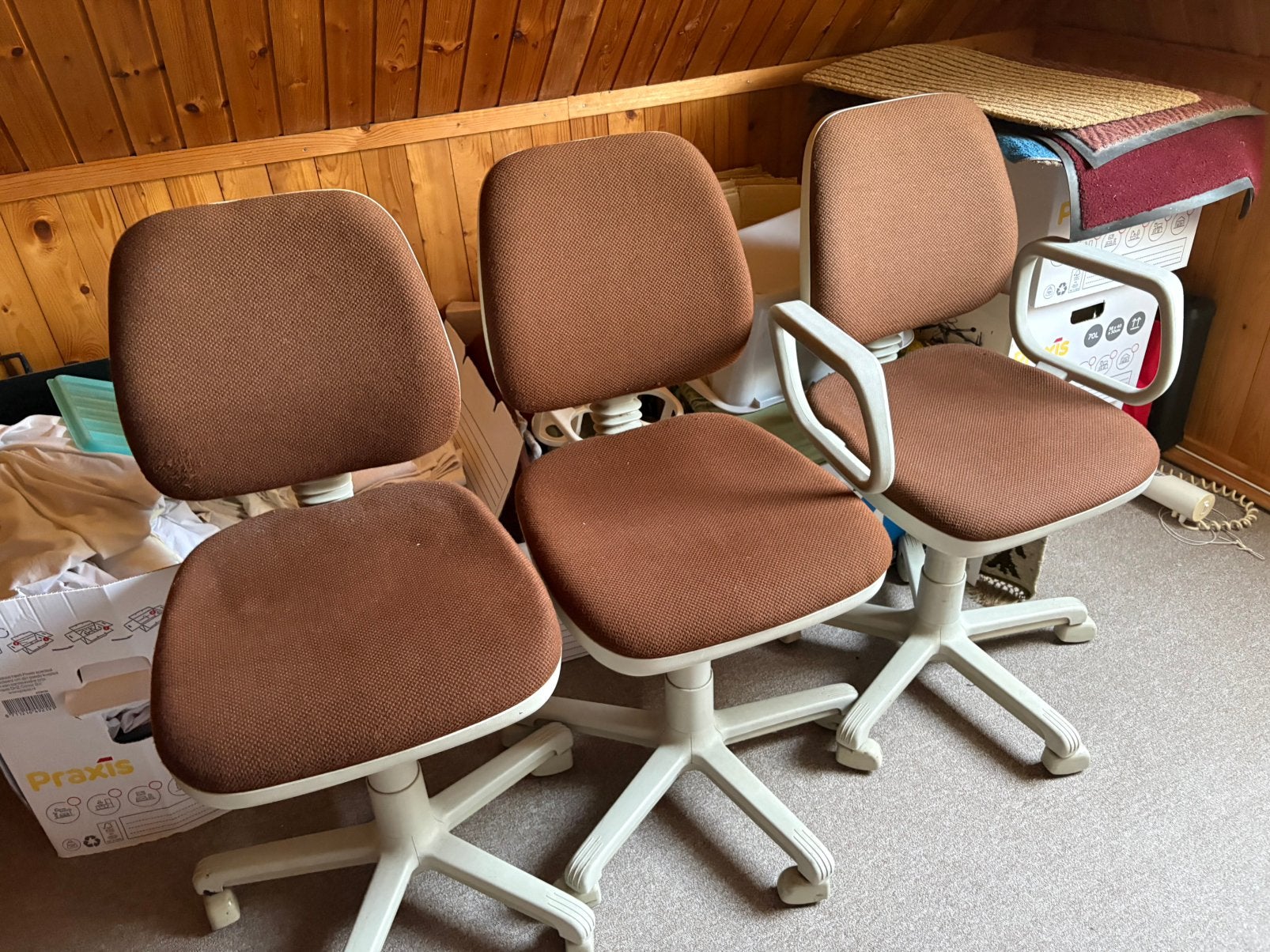 Bureaustoelen, Ophalen, Gebruikt, Zwart