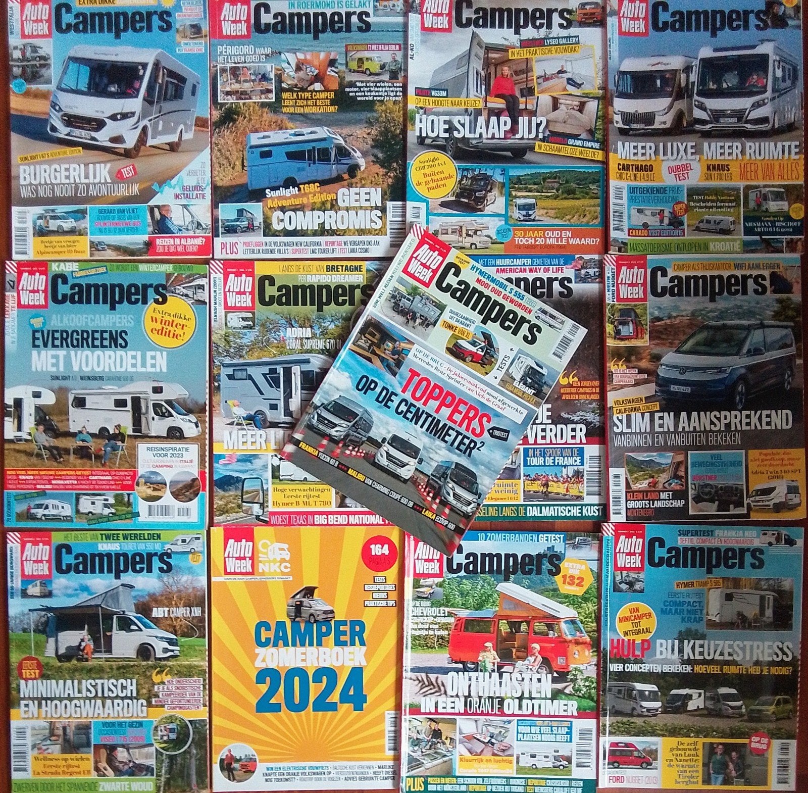 13 nummers AutoWeek Campers (2022-2024), Boeken, Tijdschriften en Kranten, Ophalen of Verzenden, Gelezen, Sport en Vrije tijd