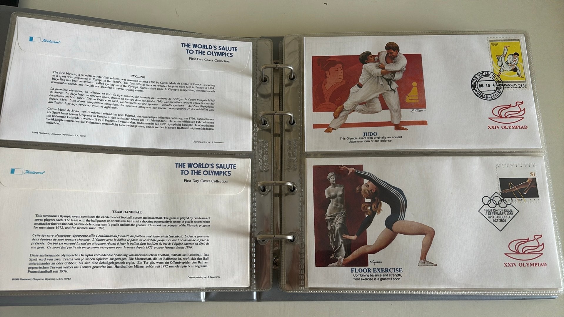 Eerstedagenveloppen Olympische spelen, Postzegels en Munten, Postzegels | Eerstedagenveloppen, Ophalen of Verzenden