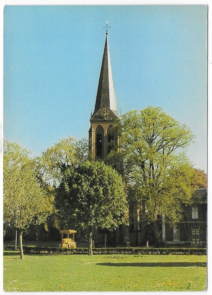 Herwen R K kerk ongelopen Ansichtkaart ( B4853 ), Ophalen of Verzenden, 1980 tot heden, Gelopen