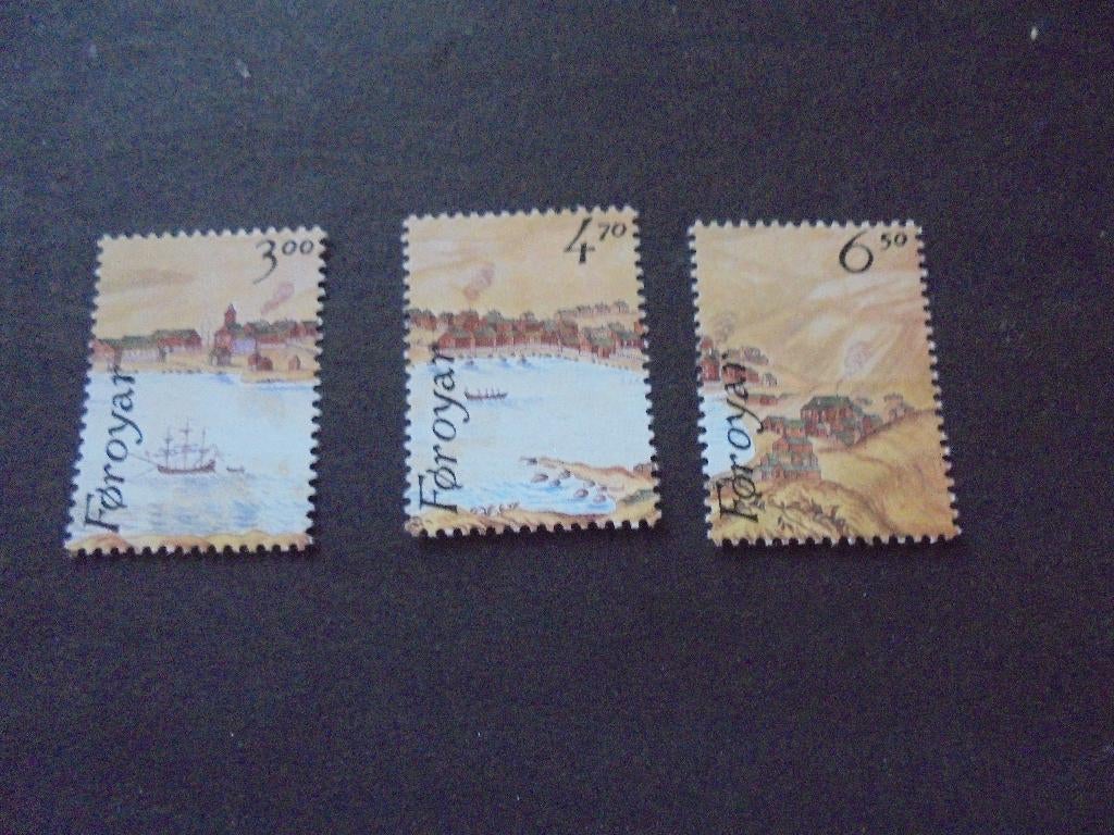 Faroer Mi:139/141 postfris, Verzenden, Denemarken, Postfris