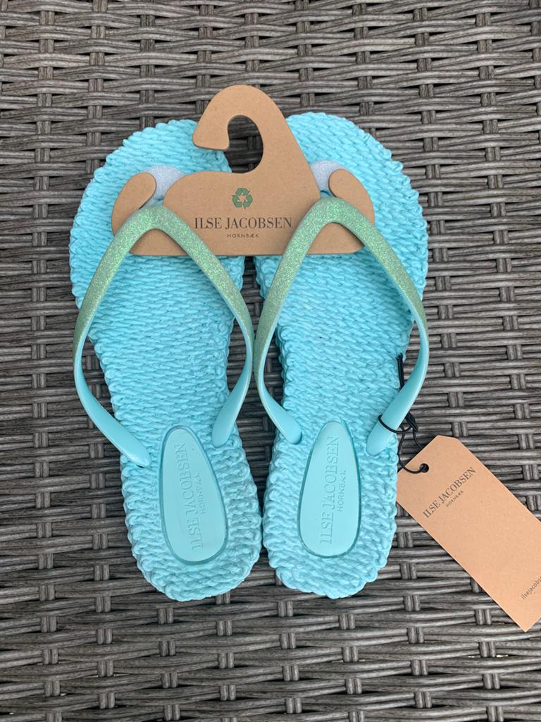 Nieuwe leuke mint groene slippers van Ilse Jacobsen Maat 37, Kleding | Dames, Schoenen, Slippers, Verzenden, Nieuw, Groen