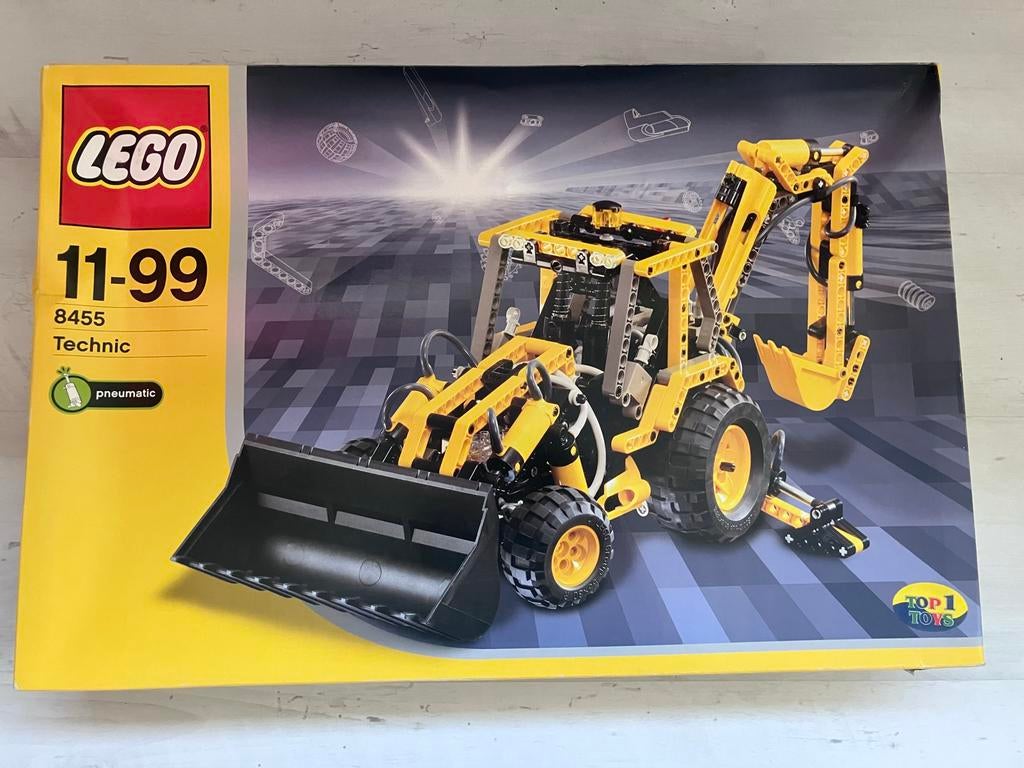 Lego Technic 8455 Pneumatic Graafmachine in originele doos, Ophalen, Gebruikt, Lego, Technic