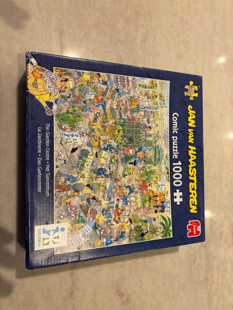 Jan van Haasteren Puzzel - The Garden Centre - 1000 stukjes, Ophalen of Verzenden, 500 t/m 1500 stukjes, Gebruikt, Legpuzzel