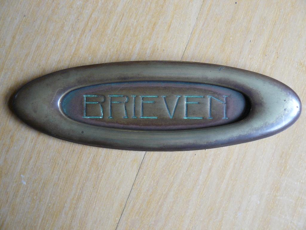 Brievenbus van koper oud, Tuin en Terras, Brievenbussen, Ophalen of Verzenden, Overige materialen