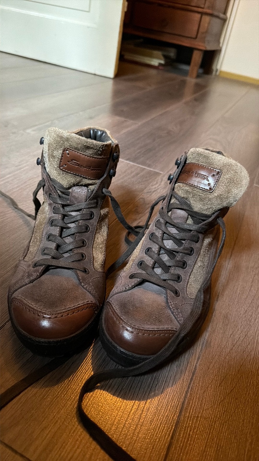 Echte Santoni sneakers maat 40/40,5, Verzenden, Zo goed als nieuw