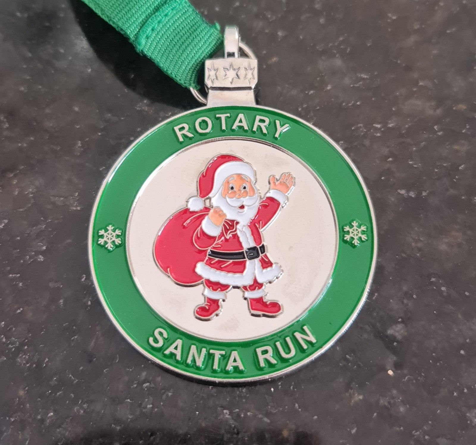 Rotary Santa Run herinnering medaille 2024, Ophalen of Verzenden, Zo goed als nieuw