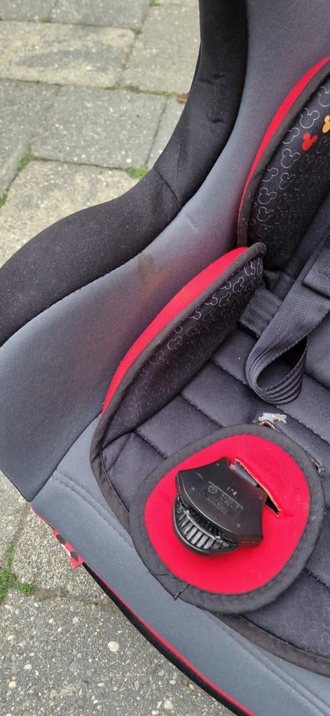 Autostoel Mickey Mouse - Gebruikt, goede staat, Kinderen en Baby's, Autostoeltjes, Overige merken, 9 t/m 18 kg, Ophalen of Verzenden