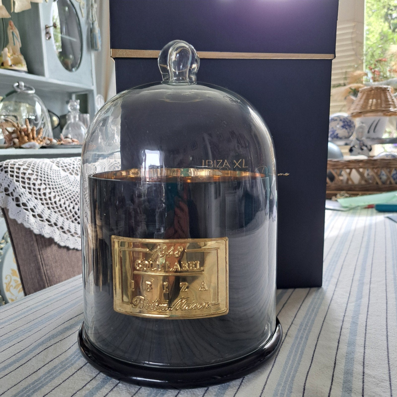 Riviera Maison kaars Gold label 1948 Ibiza XL, Huis en Inrichting, Ophalen, Nieuw