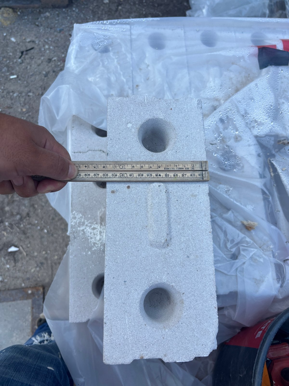 Calduran Kalkzandsteen Blokken - Nieuw op Pallet, Doe-het-zelf en Verbouw, Metselstenen, Ophalen, Nieuw, Kalkzandstenen