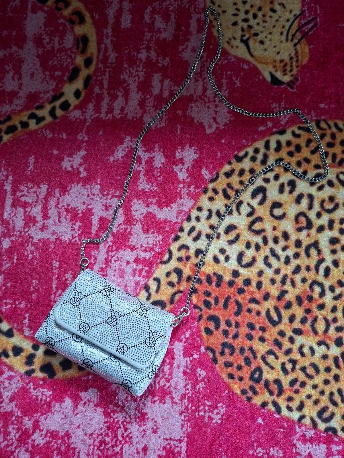 Victoria's Secret Avondtasje met Strass, Verzenden, Zo goed als nieuw, Wit, Avondtasje