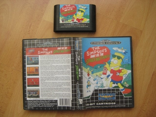 Bart Simpsons vs space mutants Sega Mega Drive Megadrive, Spelcomputers en Games, Games | Sega, Gebruikt, 1 speler, Ophalen of Verzenden