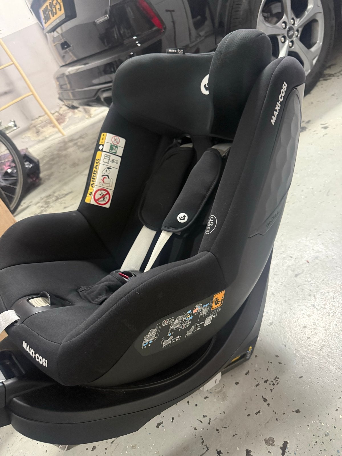 Maxi-Cosi Mica i-Size 360 draaibare autostoel, Kinderen en Baby's, Autostoeltjes, Ophalen, 0 t/m 18 kg, Verstelbare rugleuning