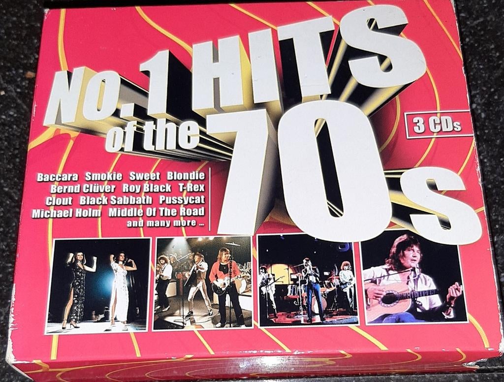 No. 1 hits of the 70s 3cdbox, Cd's en Dvd's, Ophalen of Verzenden, Zo goed als nieuw, Pop, Boxset