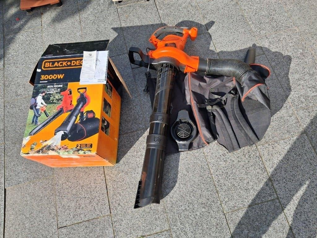 Electrische bladblazer - bladzuiger Black&Decker, Ophalen, Met opvangzak, Black & Decker, Elektrisch