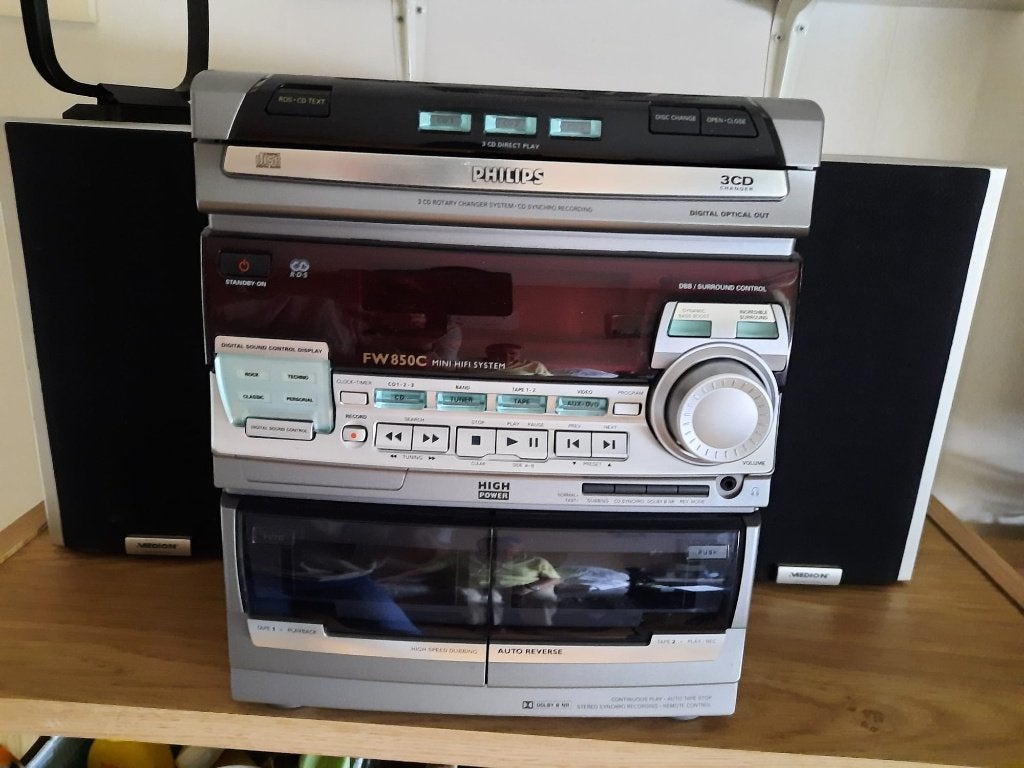 Stereo toren goedwerkend, Ophalen, Gebruikt, Tuner of Radio, Overige merken