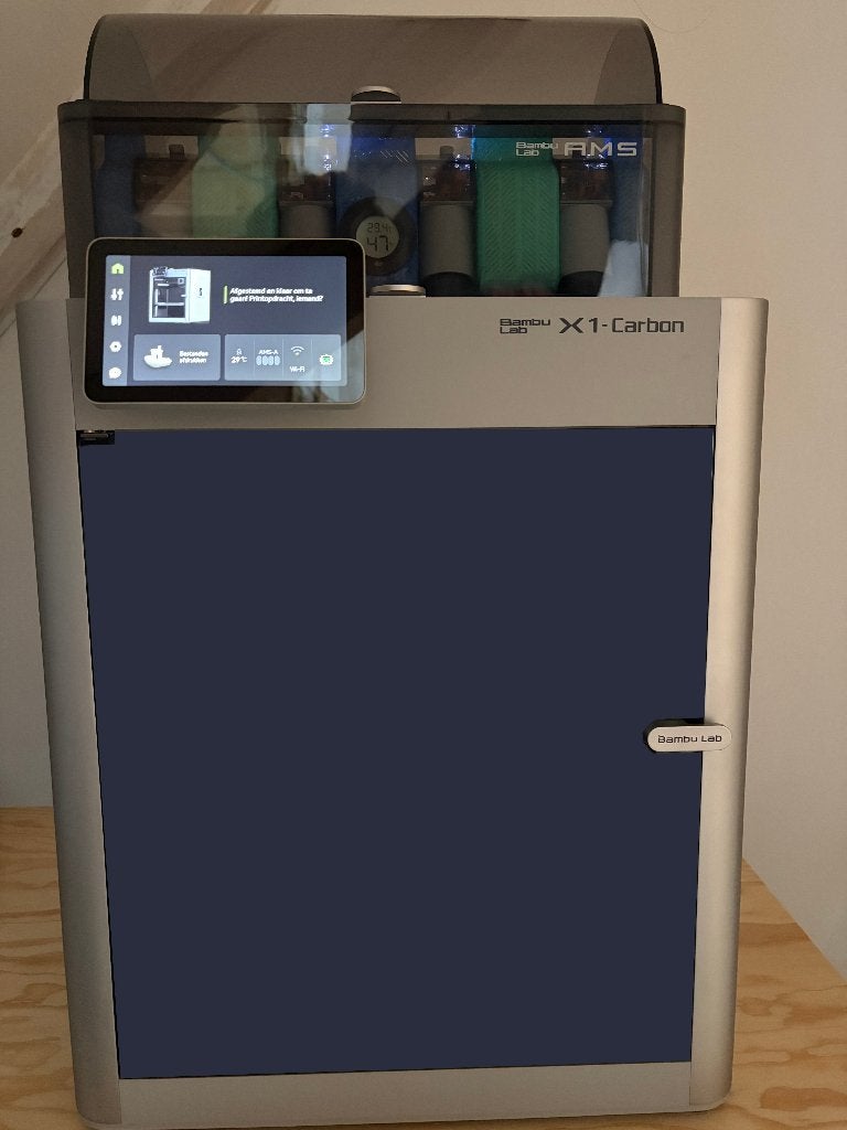 Bambu Lab X1-Carbon Combo, Computers en Software, 3D Printers, Ophalen, Gebruikt, Filament, Bambulabs