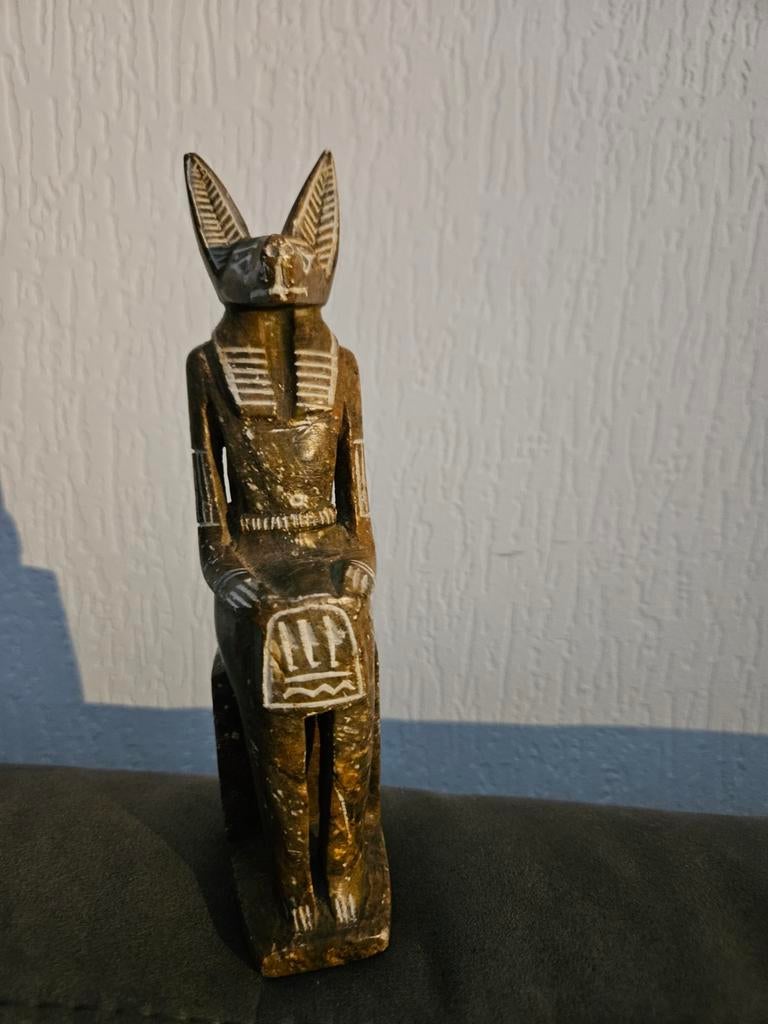 Antieke Egyptische Kat Godin Bastet Beeldje, Ophalen