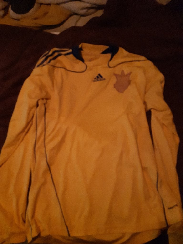 Oekraïne nationaal eftal shirt maat L, Ophalen of Verzenden, Zo goed als nieuw, Voetbal