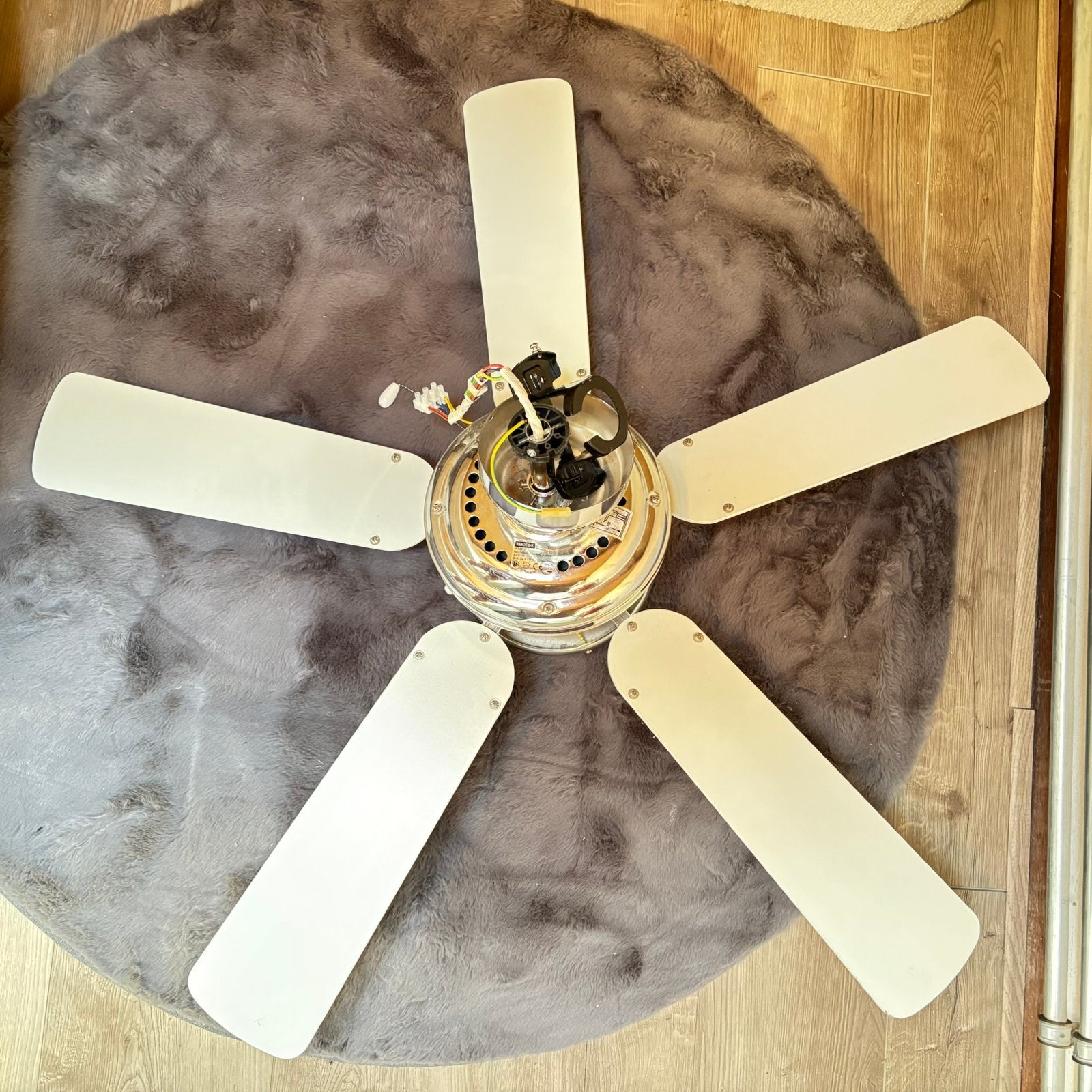 Ventilator zwart, Witgoed en Apparatuur, Ophalen, Gebruikt, Plafondventilator