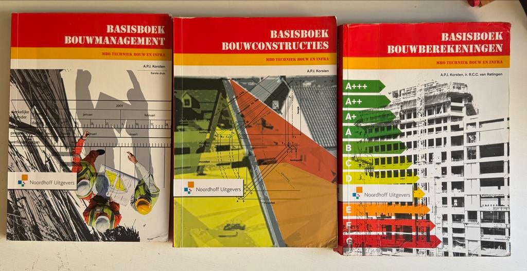 Basisboek Bouwmanagement, Bouwconstructies, Bouwberekeningen, Boeken, Ophalen of Verzenden, Beta, Gelezen, MBO