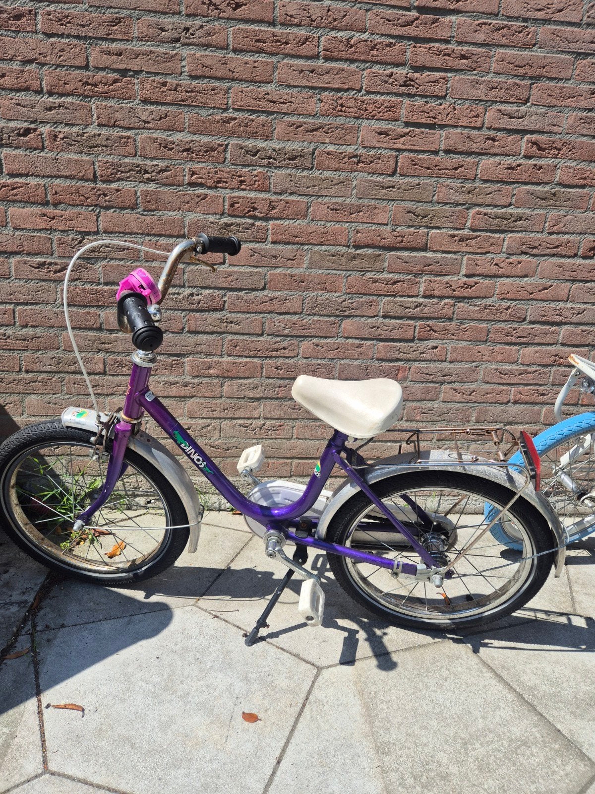 Dinos kinderfiets paars 16 inch, Fietsen en Brommers, Fietsen | Kinderfietsjes, Ophalen
