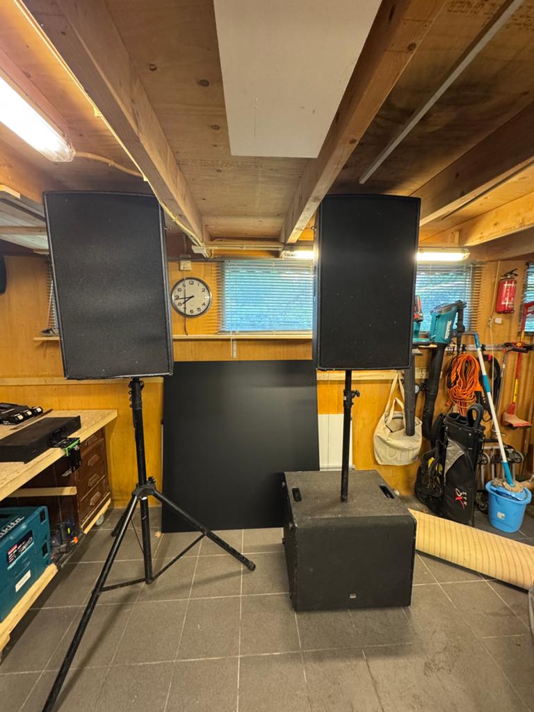 Dap speaker set met versterker, Overige merken, Gebruikt, Overige typen, Ophalen of Verzenden
