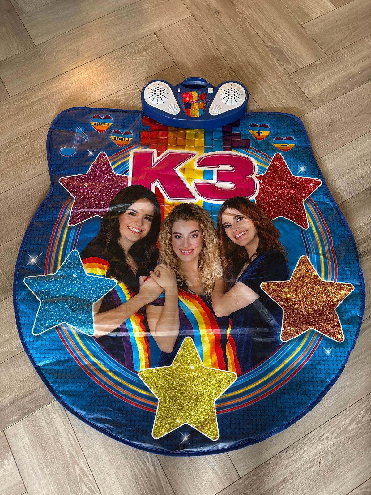 K3 Dansmat met Geluid en Lichteffecten, Ophalen of Verzenden, Gebruikt, Meisje