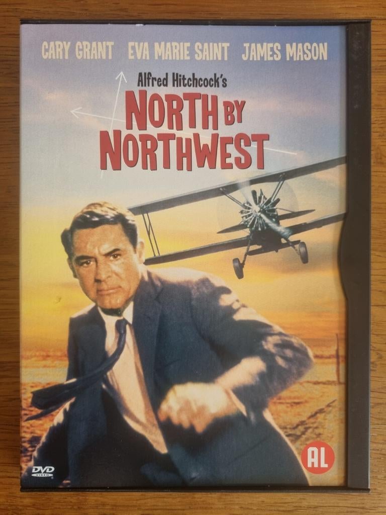 North By Northwest | Alfred Hitchcock, Cd's en Dvd's, Dvd's | Klassiekers, Gebruikt, Thrillers en Misdaad, 1940 tot 1960, Alle leeftijden