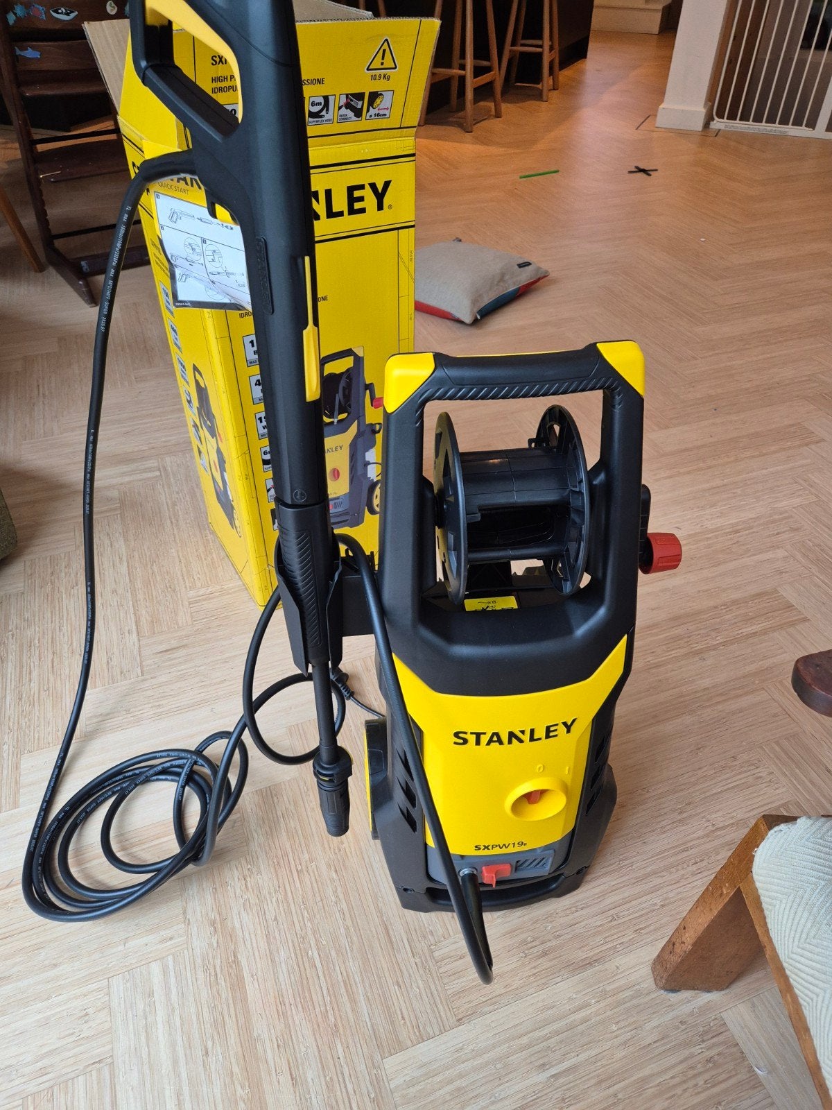 Stanley SXPW19B Hogedrukreiniger - Nieuw in doos, Ophalen, Met autostop en -start, Nieuw, Stanley