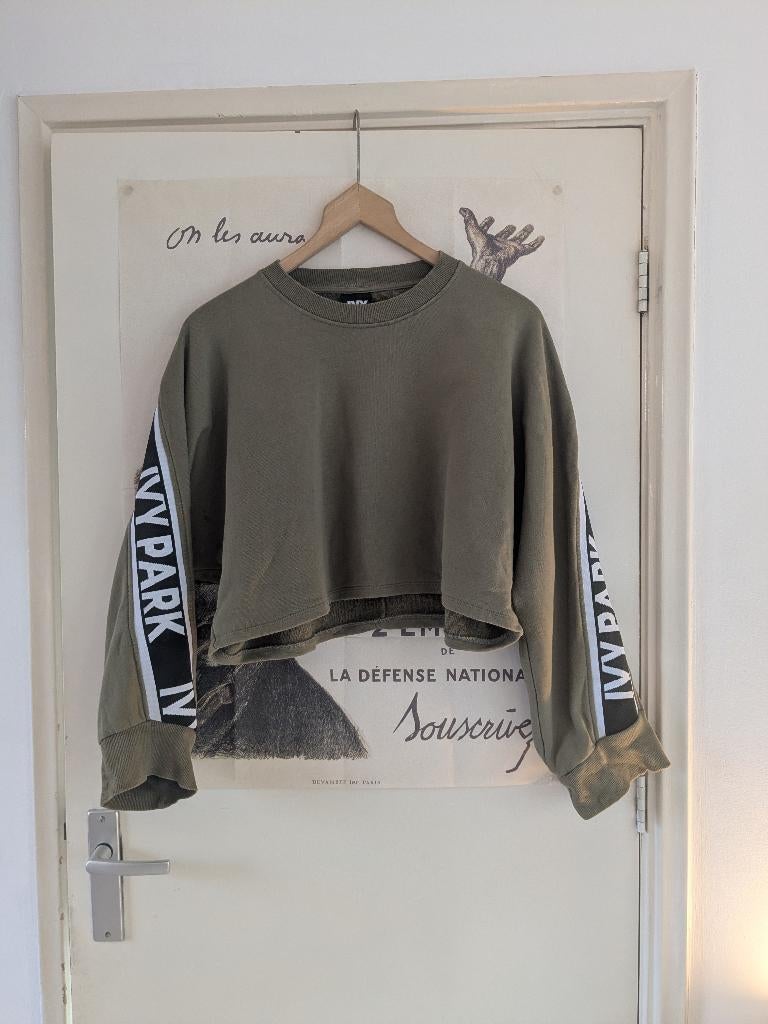 Ivy Park cropped trui, Maat 38/40 (M), Adidas, Ophalen of Verzenden, Gedragen