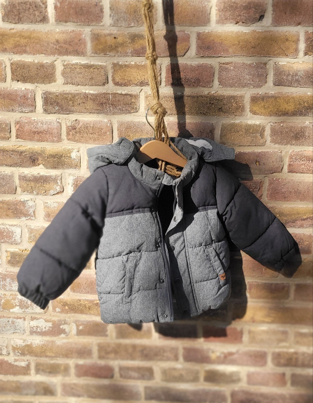 H&M Baby/Kinder Winterjas Maat 80 (9-12M), Jongetje of Meisje, H&M, Ophalen of Verzenden, Zo goed als nieuw