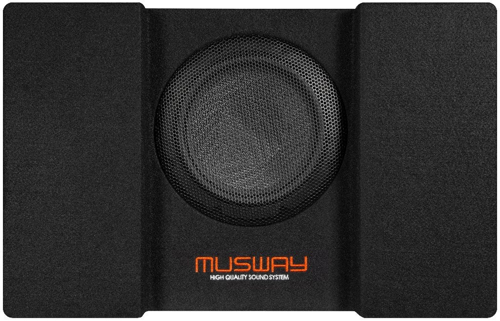 Musway MF108Q Downfire 8 inch Flat subwoofer, Auto diversen, Am Breilingsweg 3, 76709 Kronau, Duitsland, Audio Design, Nieuw, Ophalen of Verzenden