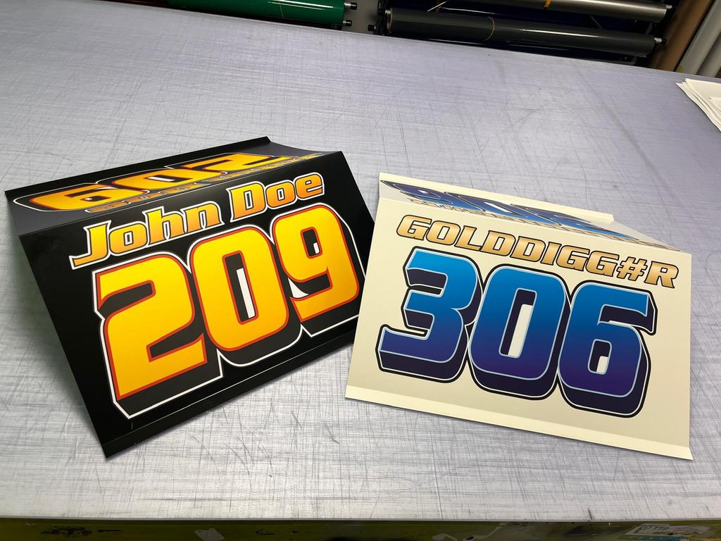 Banger bordjes voor autocross, Ophalen of Verzenden