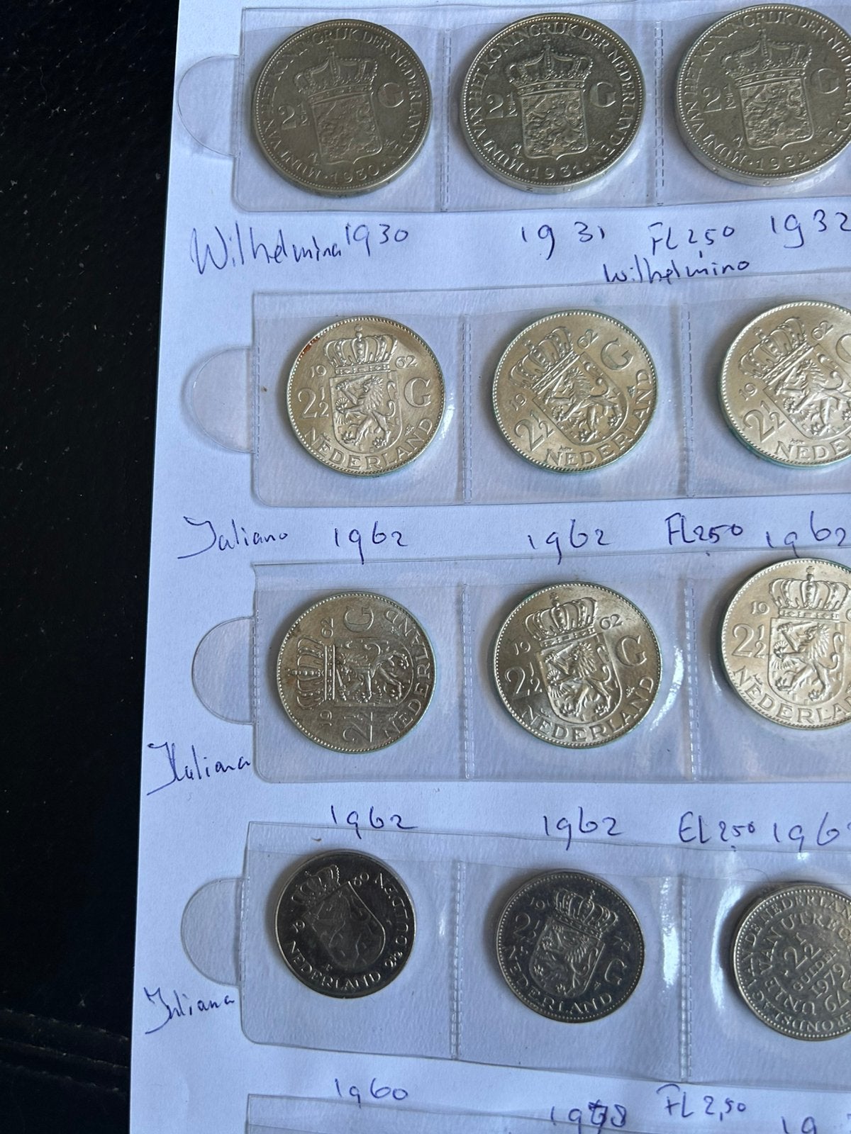 Munten Oude rijksdaalders en guldens, Ophalen, Nederland, Munten